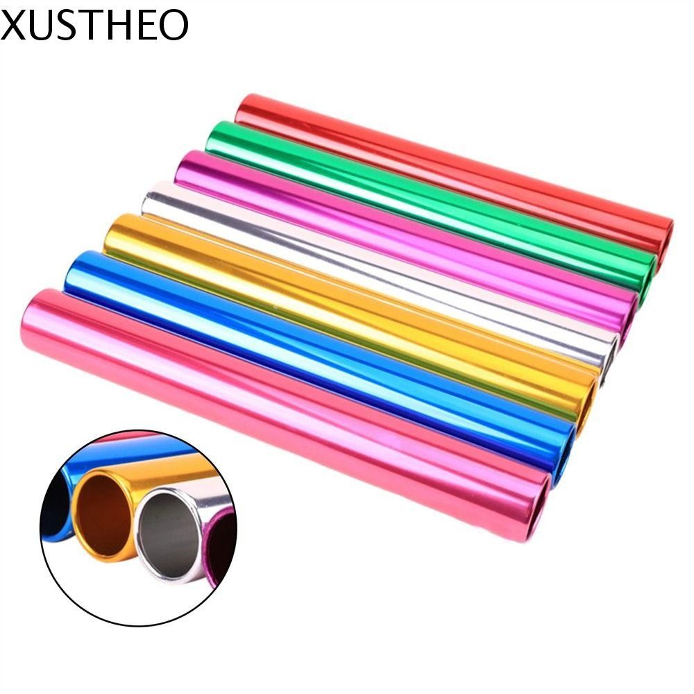 XUSTHEO รีเลย์ Track Baton, Thicken อลูมิเนียมรีเลย์ Baton, อุปกรณ์กีฬา ...