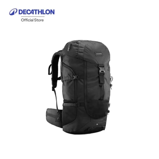Decathlon 50L Hiking Backpack Black - MT100 กระเป๋าแบ็คแพ็ค รุ่น Forclaz 50 ขนาด 50 ลิตร สีดำ