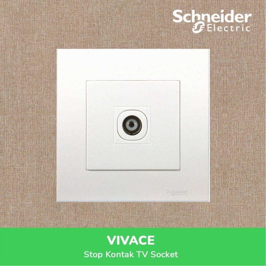 Schneider Vivace TV Socket Outlet - KB31TV | Shopee Thailand