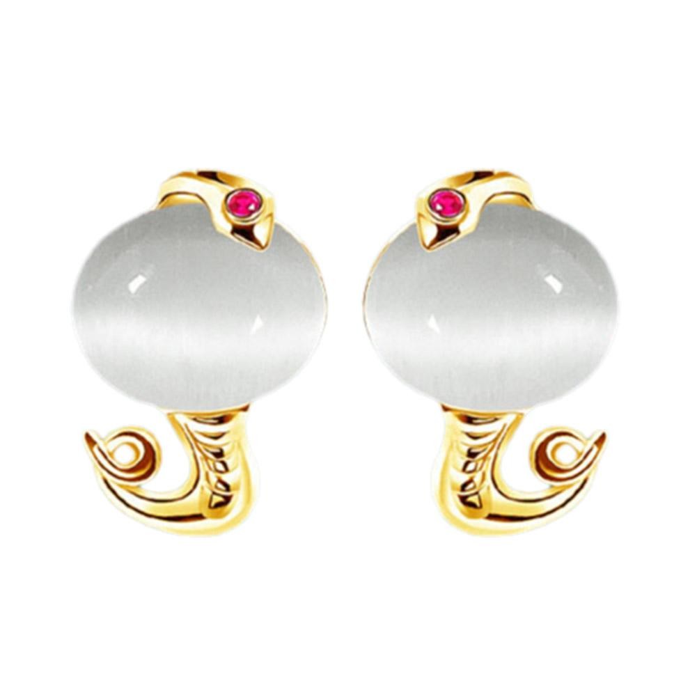 2025 ปีงูราศีปี Series ต่างหูผู้หญิงสไตล์จีนต่างหูงูใหม่ W7q5 | Shopee