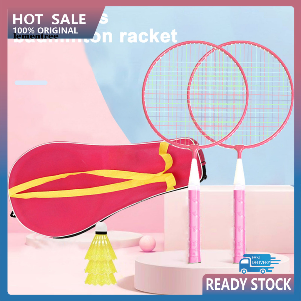 Ergonomic Grip ไม้แบดมินตัน T-shaped เสริม Joint Racket เด็กไม้ ...