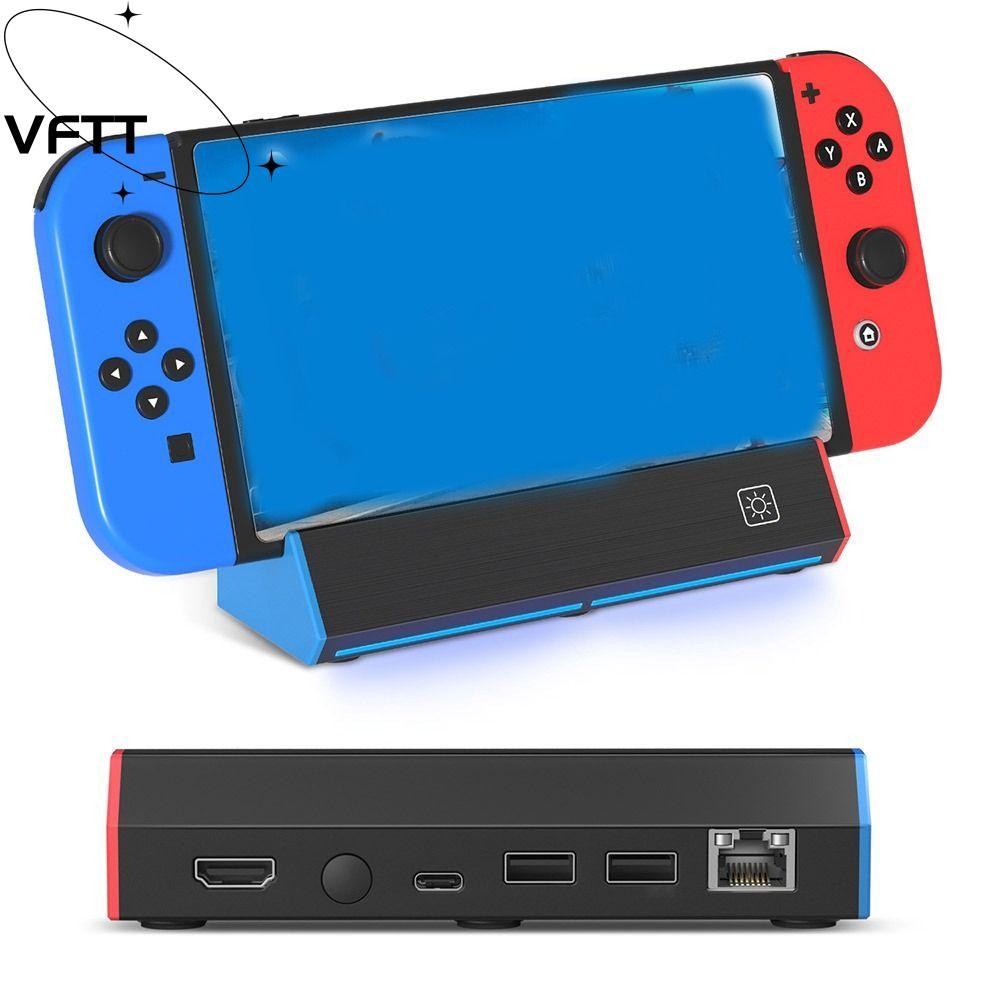 สถานีแท่นวางทีวี VFTT, อะแดปเตอร์ USB HDMI Type-C, แท่นชาร์จ 4K@120Hz ...