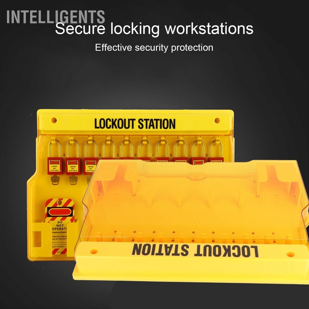 IntelligentS Lockout Tagout Station การจัดการการแสดงภาพที่ทนทาน พร้อมฝา ...