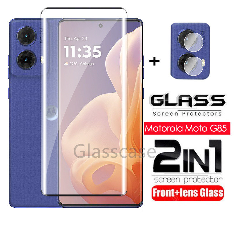 In ป้องกันหน้าจอกระจกนิรภัยฟิล์มสําหรับ Motorola Moto G85 G84