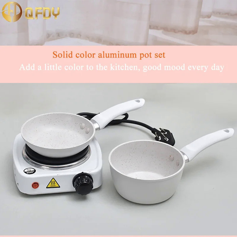 Kitchenware small food set pot baby frying pan electric clay stove milk