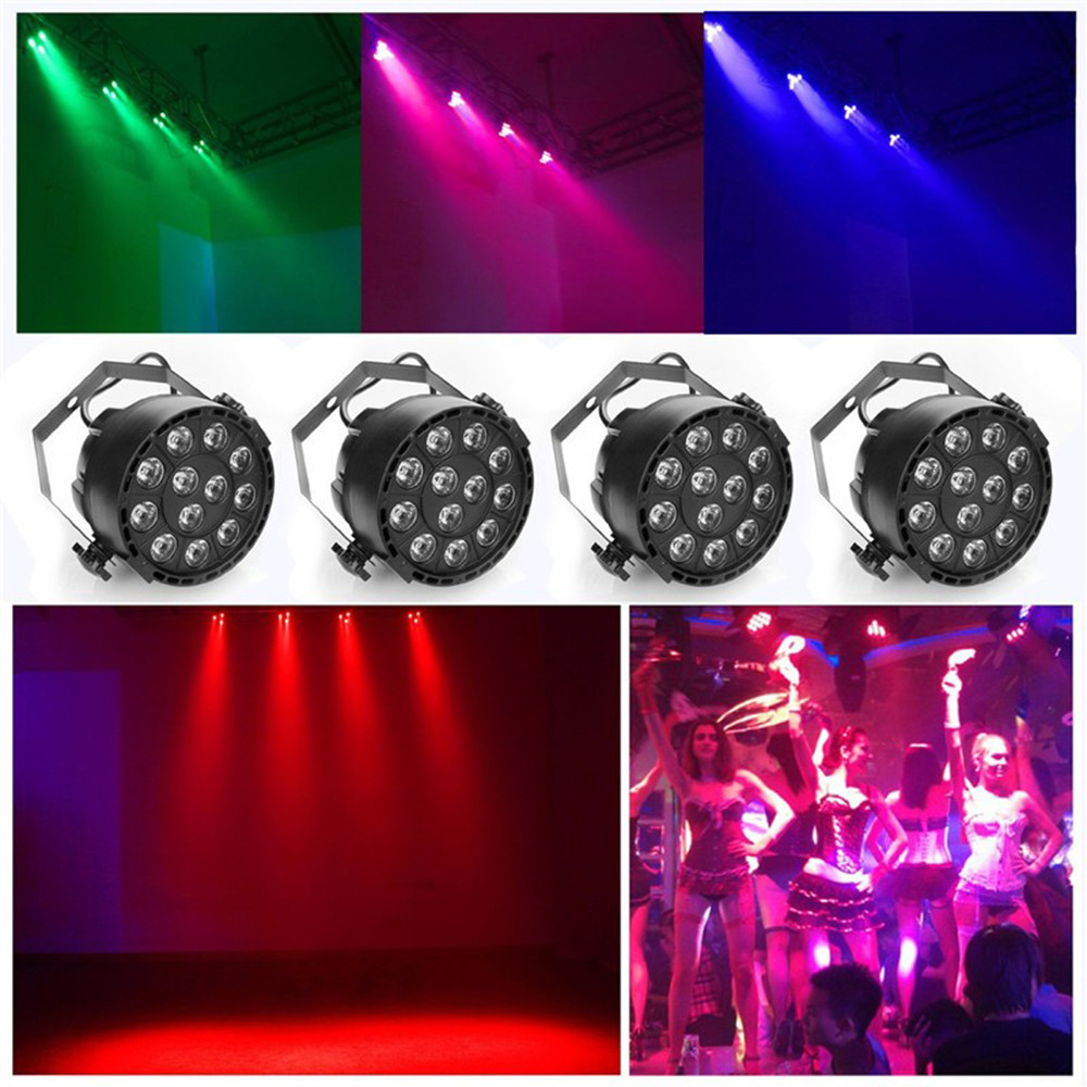 Musiclover-th LED stage Light Light RGBW PAR Lights 12PCS LEDS 12W Auto ...