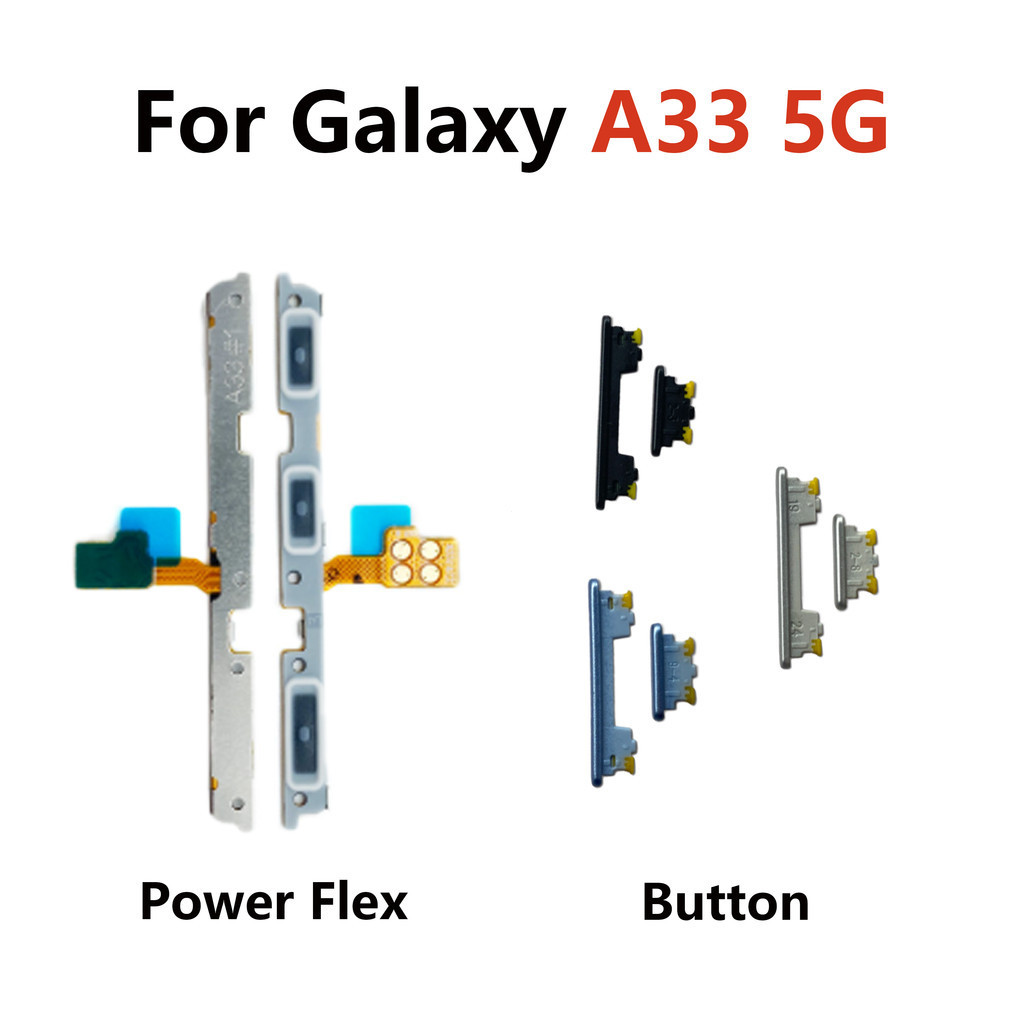 สําหรับ Samsung Galaxy A33 5G แพรปุ่มสวิตปิดเปิดเพิ่มเสียง ปุ่มเปิดปิด ...
