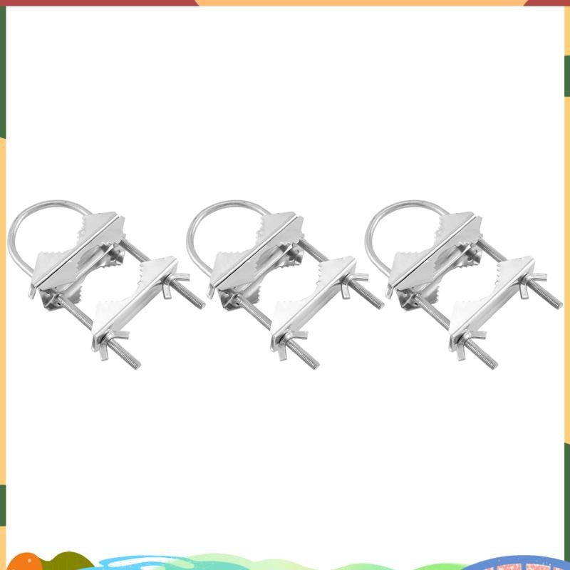 Double Antenna Mast Clamp V Jaw Block With U Bolts | Heavy