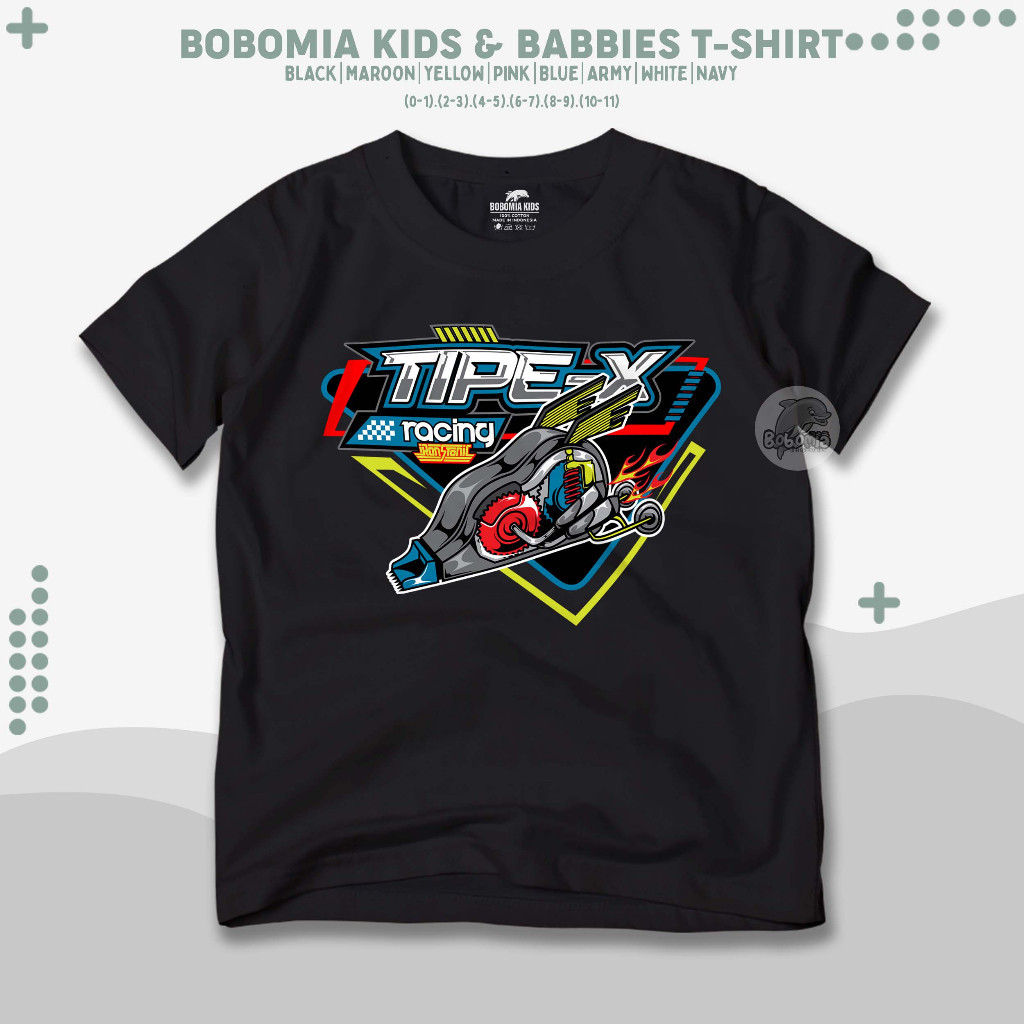100cm-150cm เสื้อยืดเด็ก Type X Trondol Type-X Racing Turbo Kids Tshirt ...