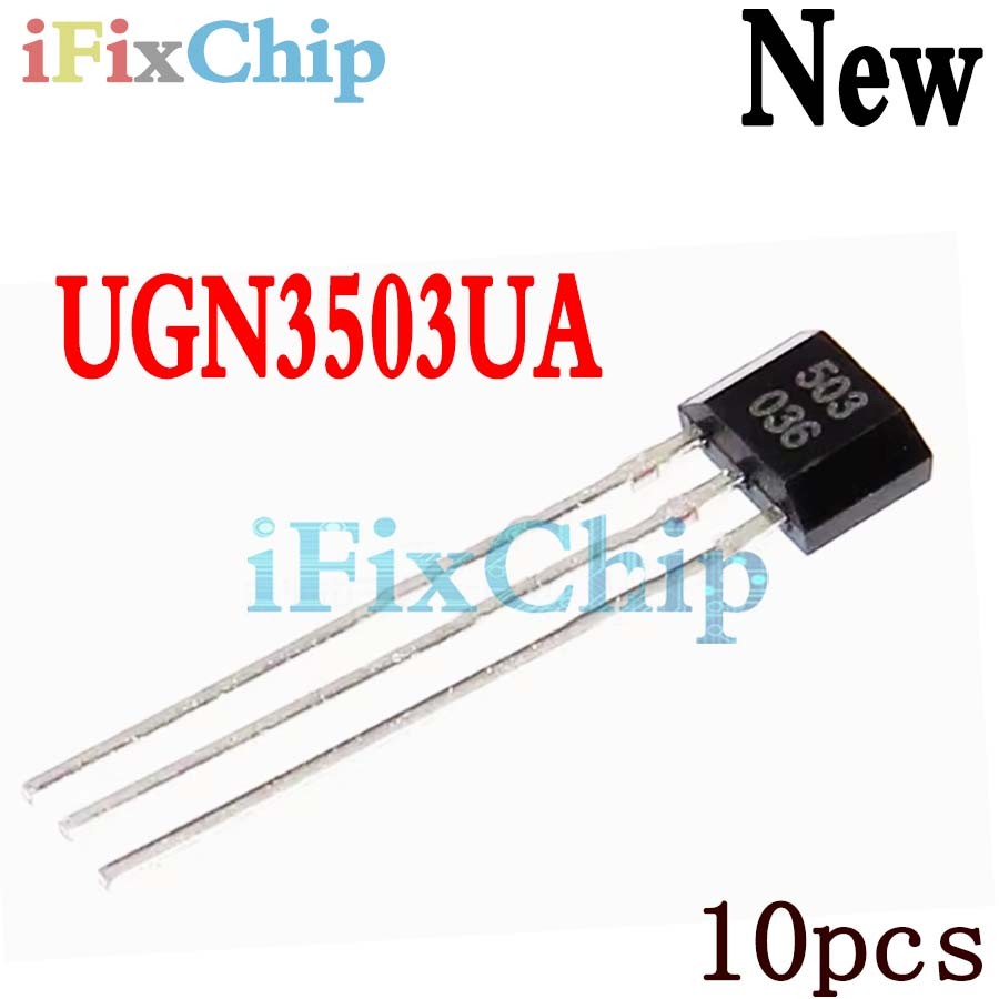 10pcs ยี่ห้อใหม่ UGN3503UA UGN3503U UGN3503 503 TO92 Hall Sensor ...