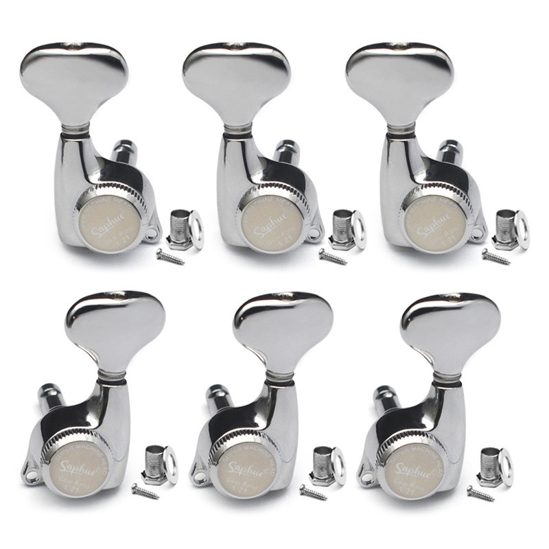 Fishtail Self-locking Enclosed กีตาร์ Collimation Key ความสูงเกียร์ ...