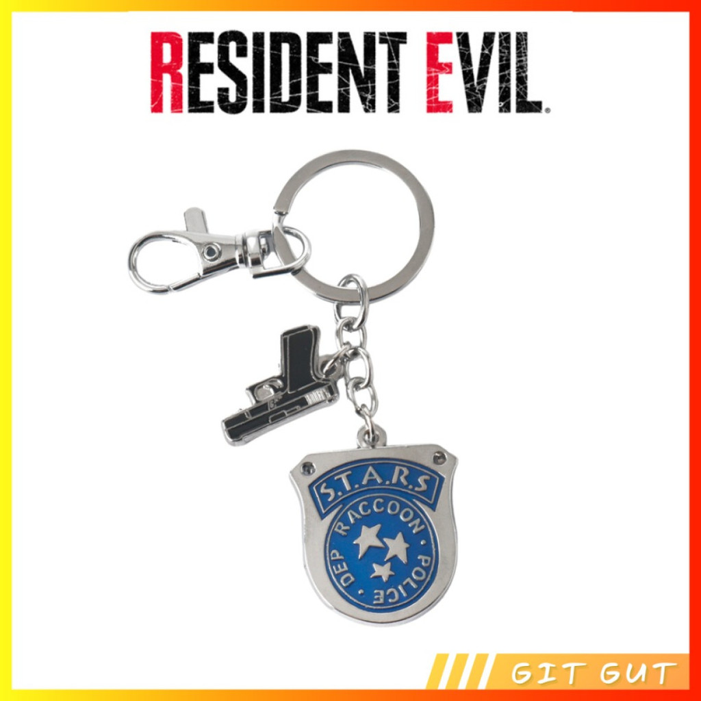 Gungan พวงกุญแจพวงกุญแจ Resident Evil STARS ตราตํารวจแรคคูน | Shopee ...