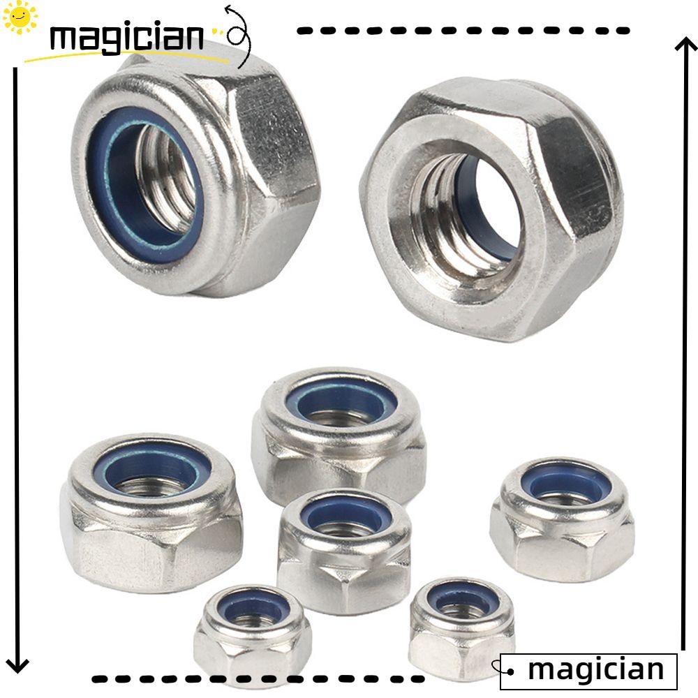Dadi Inox DIN 985 Dadi Autobloccanti In Acciaio Inox Con Inserti Nylon - Misure M2,5 A M12, DIN 985, Marca MonsterBolts Dado Autobloccante Nyloc - Foto 4