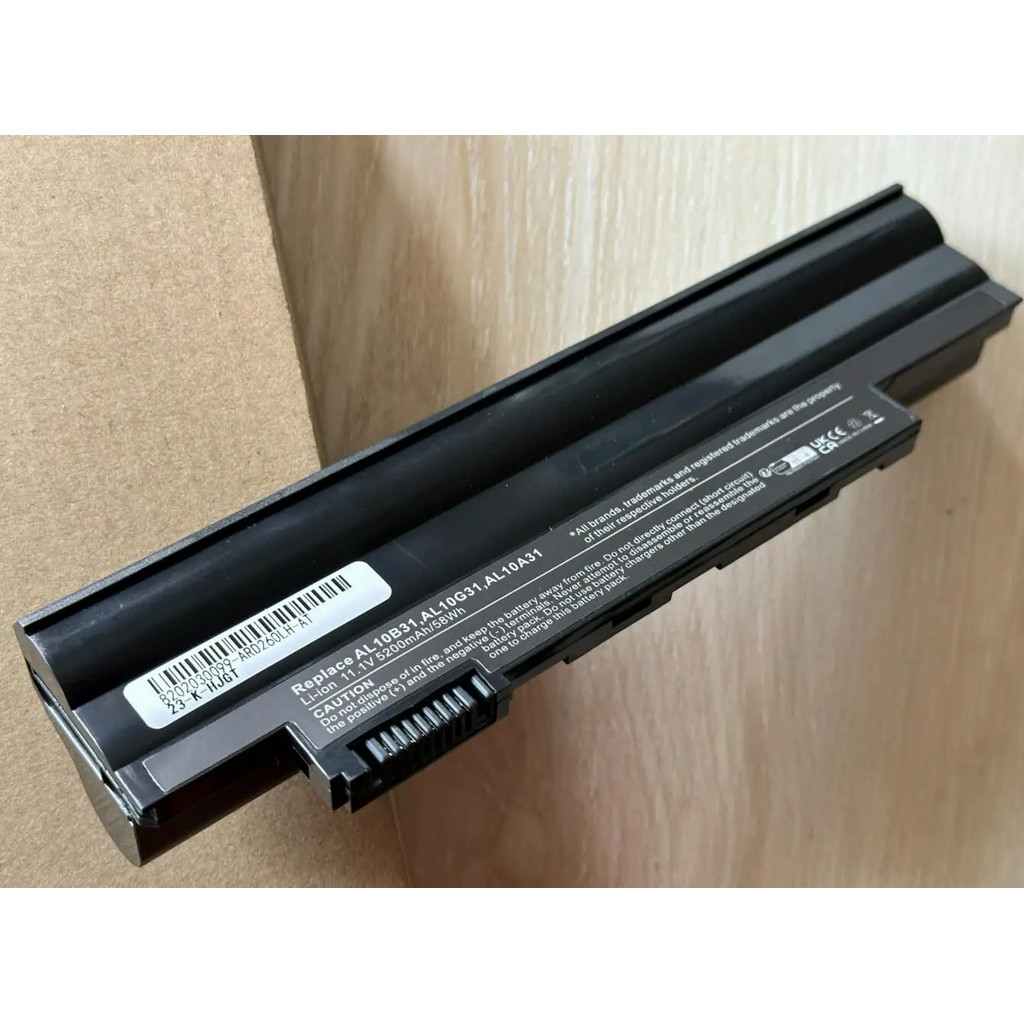 Replacement Battery For Acer Aspire One 522 722 D255 D260 Series Laptops - 5200mAh 6 Cell