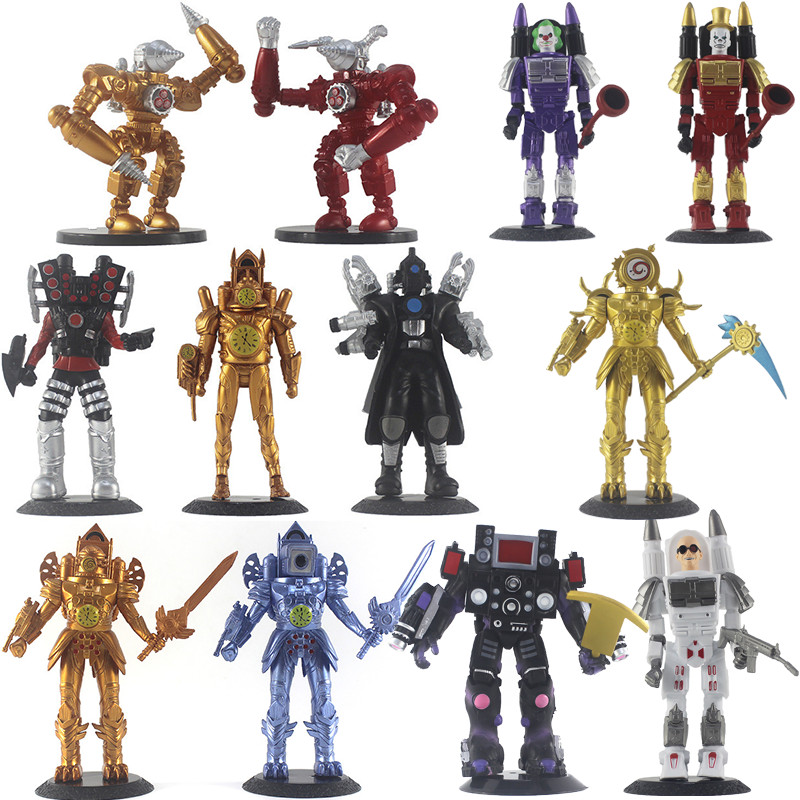 Action Figure Skibidi Toilet ใหม่ 19 ซม. Speakerman Clockmen Cameraman ...