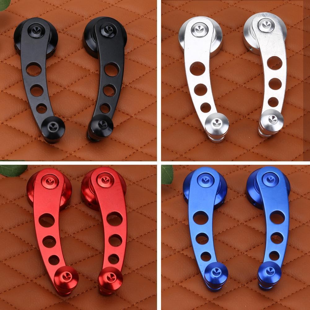2 ชิ้น Universal Car Window Handle Winder Riser เปลี่ยนอลูมิเนียม ...