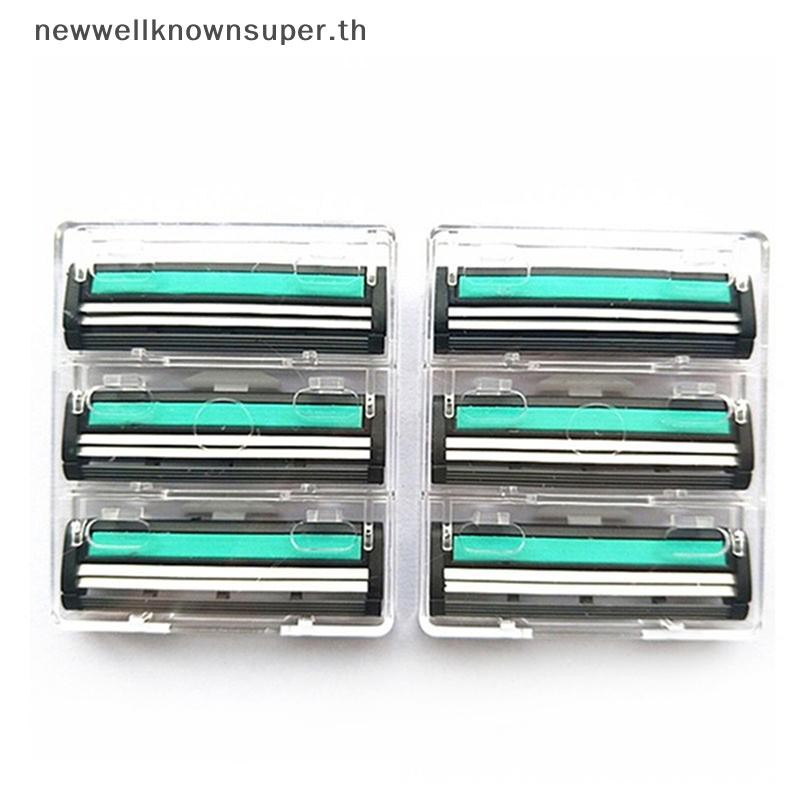 ใหม่ 15xTravel Set Handle Shaving Razor Replacement Safety Razor Double ...
