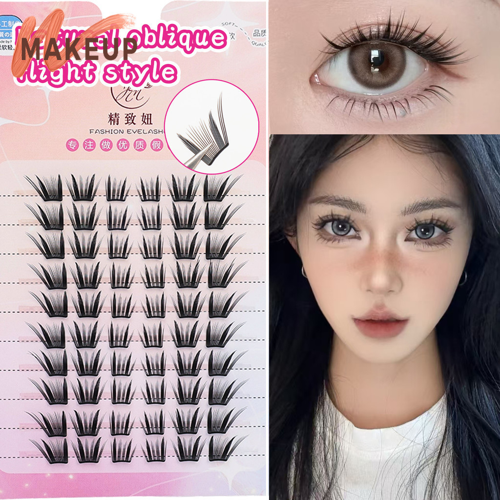 [MAKEUP]1/2/3/5PCS - Natural Slanted Style Volume Lashes - ขนตาปลอม ...
