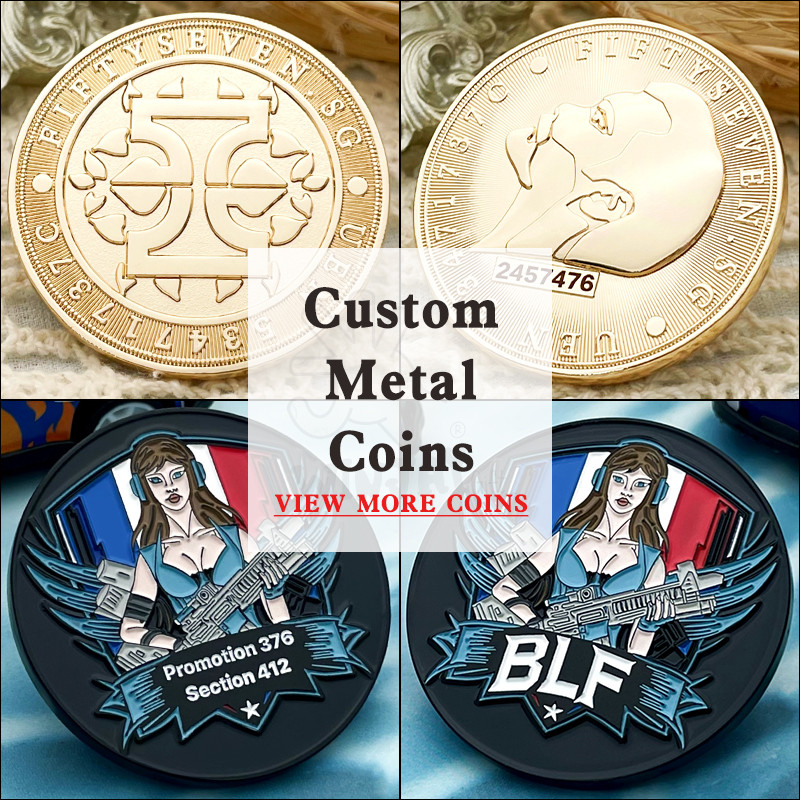 [Minimum 10pcs] Custom metal Coin company make Challenge Coin soft ...