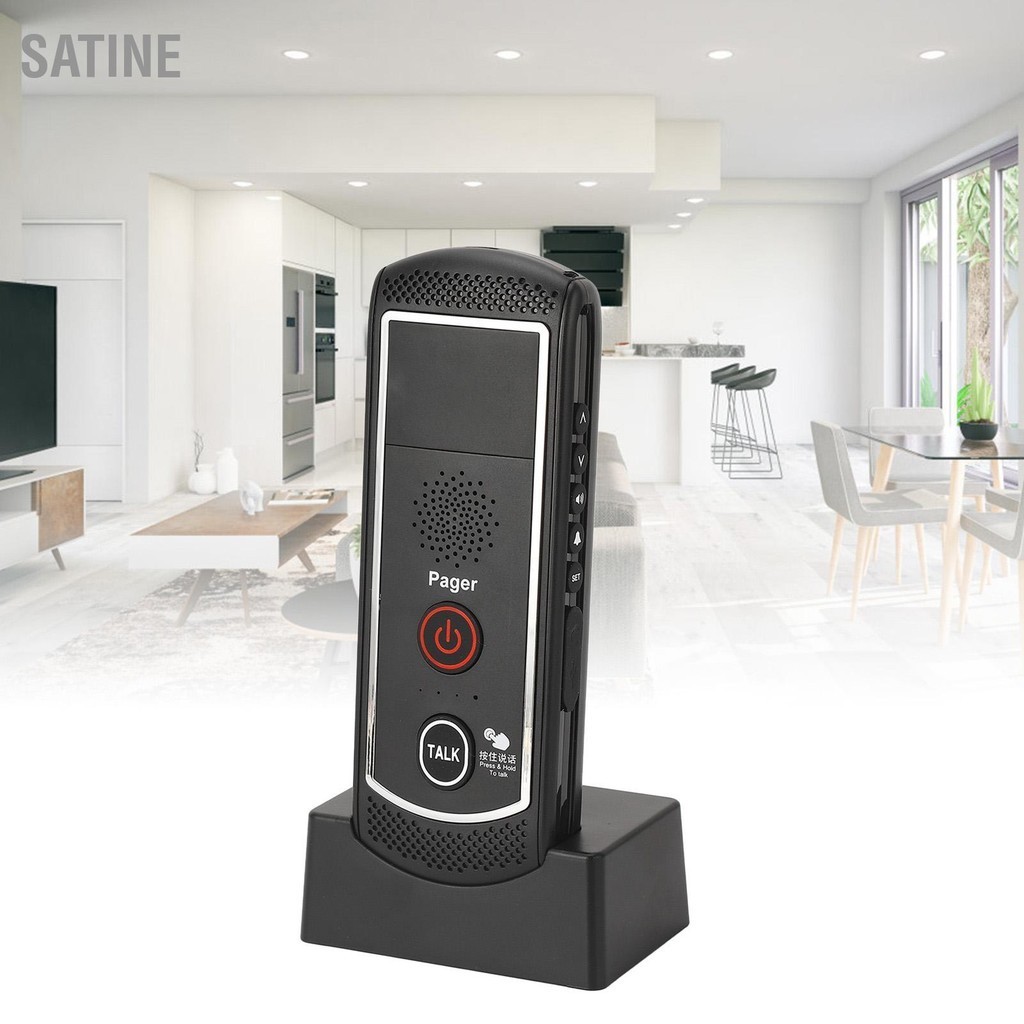 SaTine 2 Way Voice Super Long Range Wireless Doorbell อินเตอร์คอมหน่วย ...