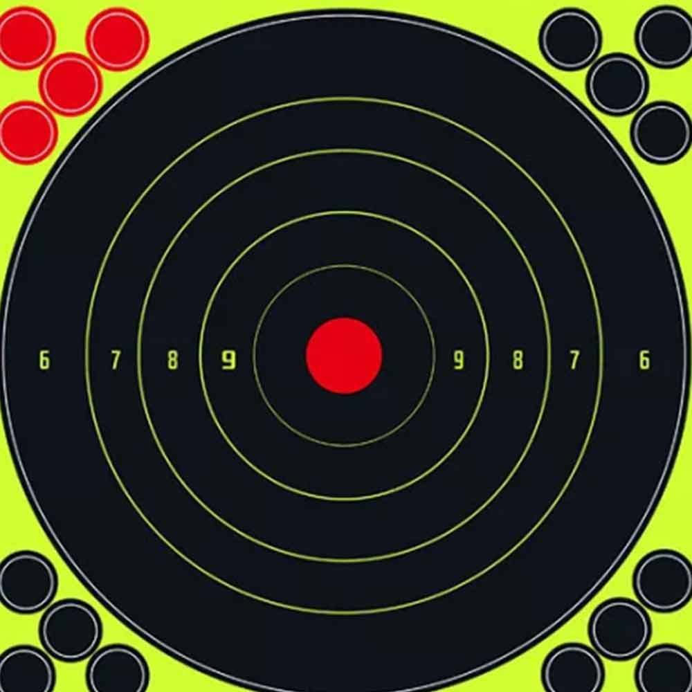 25 Splatter shot Target 8" Shoot rifle pistol reactive air targets N C