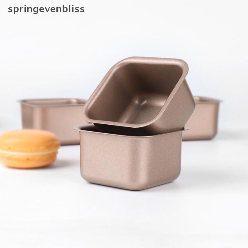 Springevenbliss Small Square Toast ขนมปังถาดอบ Non-Stick เหล็กคาร์บอน ...