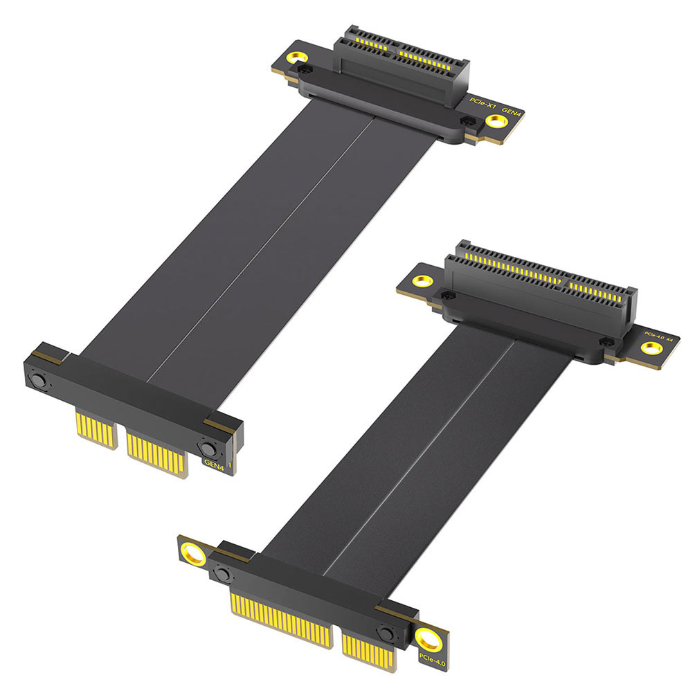 ไอโฮม9 PCI-E 4.0 X1/X4 Riser สาย PCI Express Gen 4 GPU สายไฟ PCIe 4.0 ...