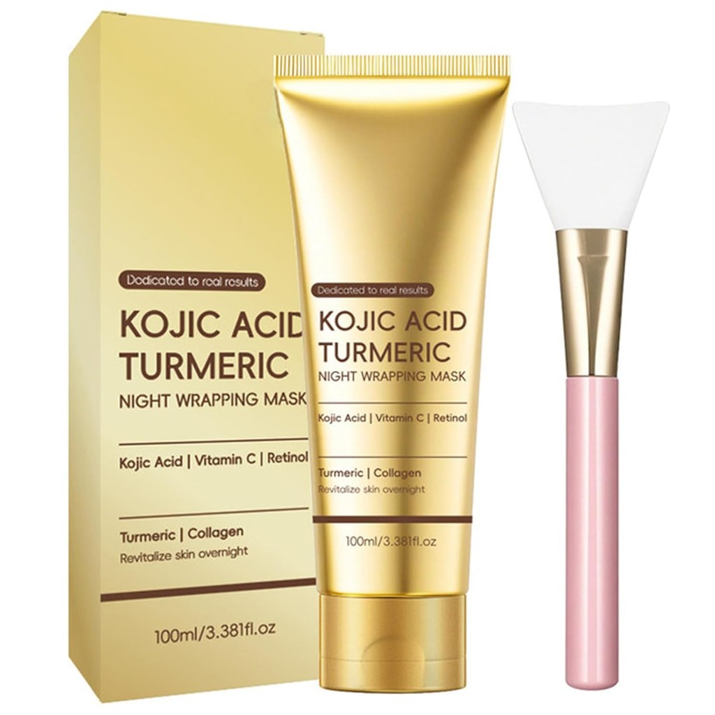 Turmeric Overnight Mask, Overnight Facial Mask with Vitamin C, Korean ...