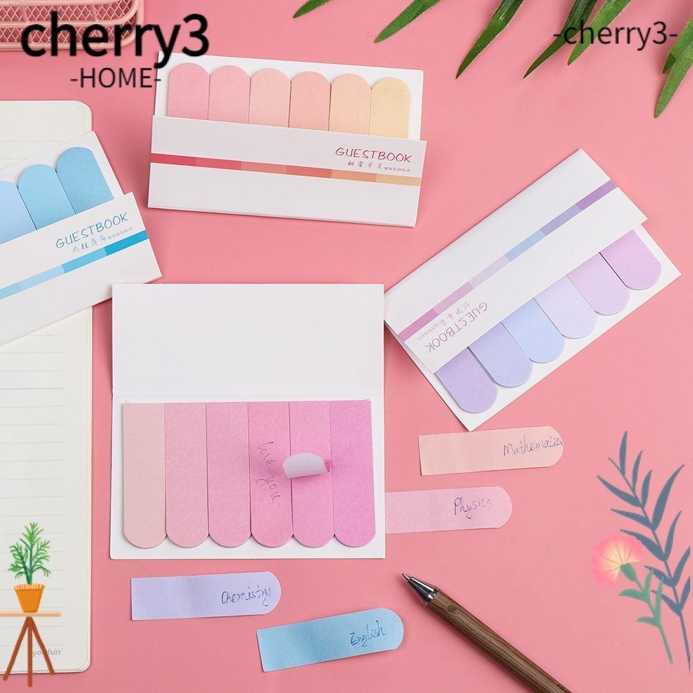 Cherry3 120 แผ่น Sticky Notes น่ารักแปลกใหม่ Tab Strip Label Gradual ...