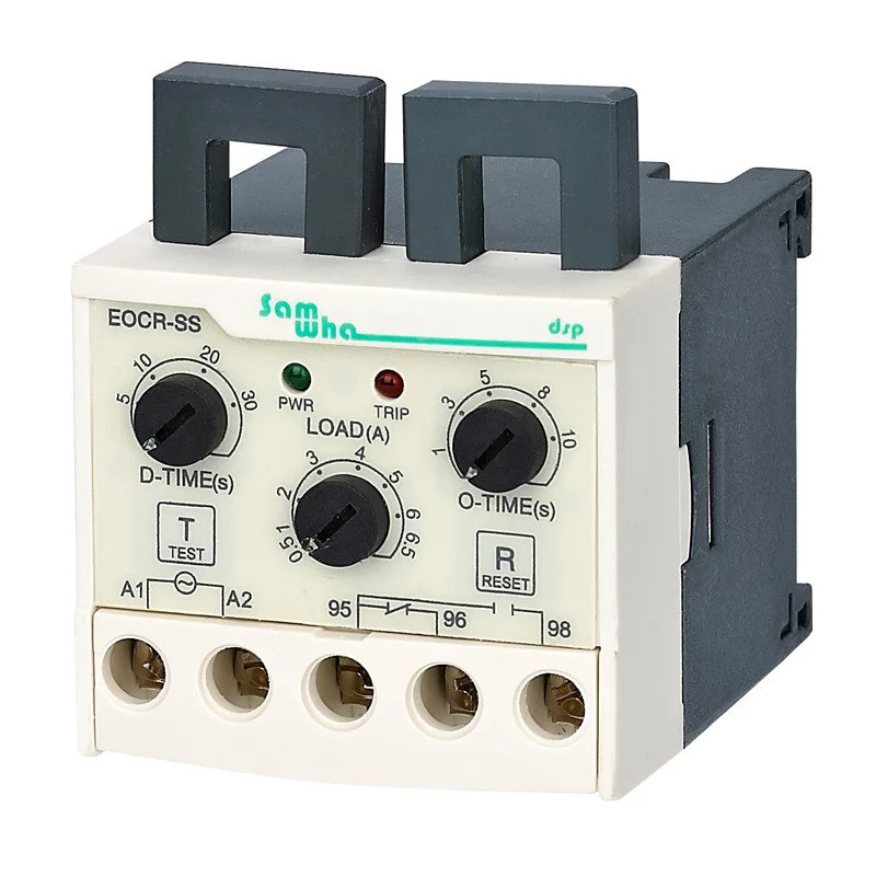 Relais De Protection Moteur EOCR-SS-440 - Surcharge, Perte De Phase, Rotor Bloqué - Tension 180-460VAC - Courant 3-35A