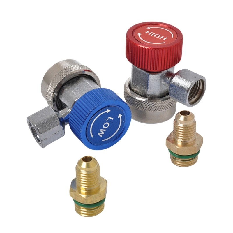 EDB* AC Compressor R134A Manual Quick Coupler Adapter เครื่องปรับอากาศ ...