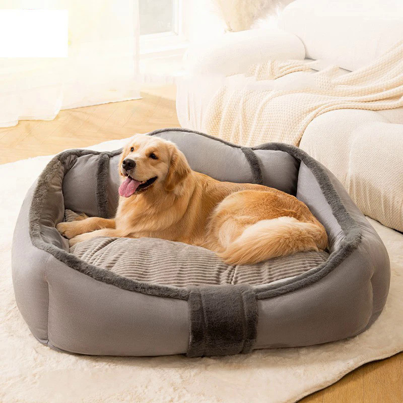 Big Dog Bed Dog Sofa Removable Washable Kennel Pet Large Sofa Plus