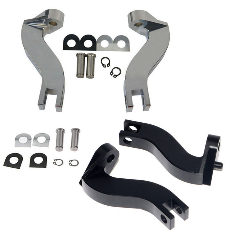 YJ Motorcycle Rear Foot Pegs Mount Bracket Passenger Footrest Mounting