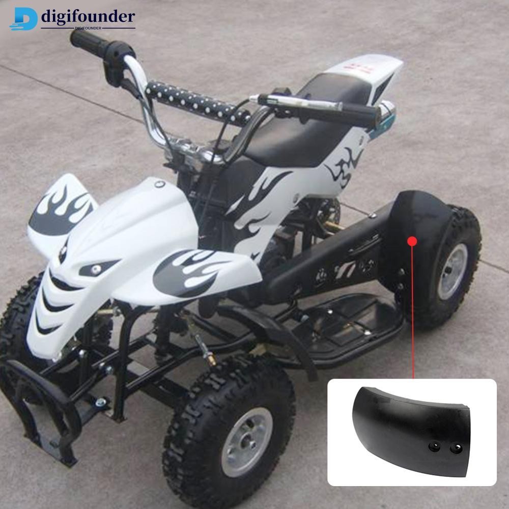 Pedane Piedi Quad BLACK Plastics Fairing Guards Mud Guard Foot Rest 49cc Mini Quad Dirt Bike ATV E Ricambio Pegs 110cc 125cc