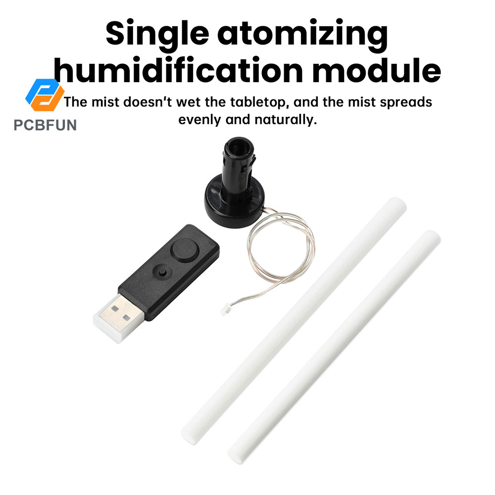 Pcbfun DC 5V Mini USB Humidifier สเปรย์เดี่ยวโมดูลความชื้นระบบอัลตราโซน ...