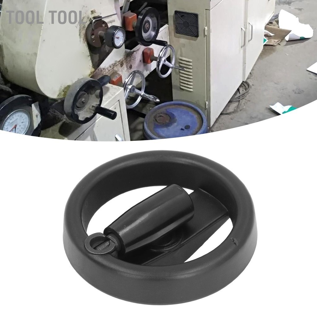 Tool Handwheel 125mm OD 12mm Bore พับจับพลาสติกล้อมือสำหรับเครื่องกลึง ...
