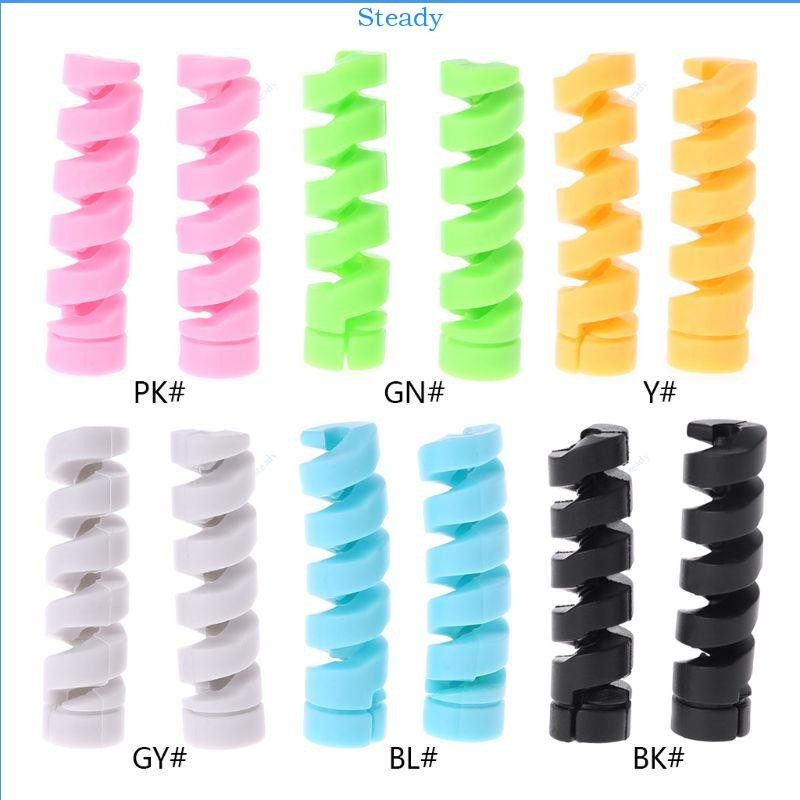 2pcs Cable Protector Bobbin Winder Data Line for Case Rope for ...