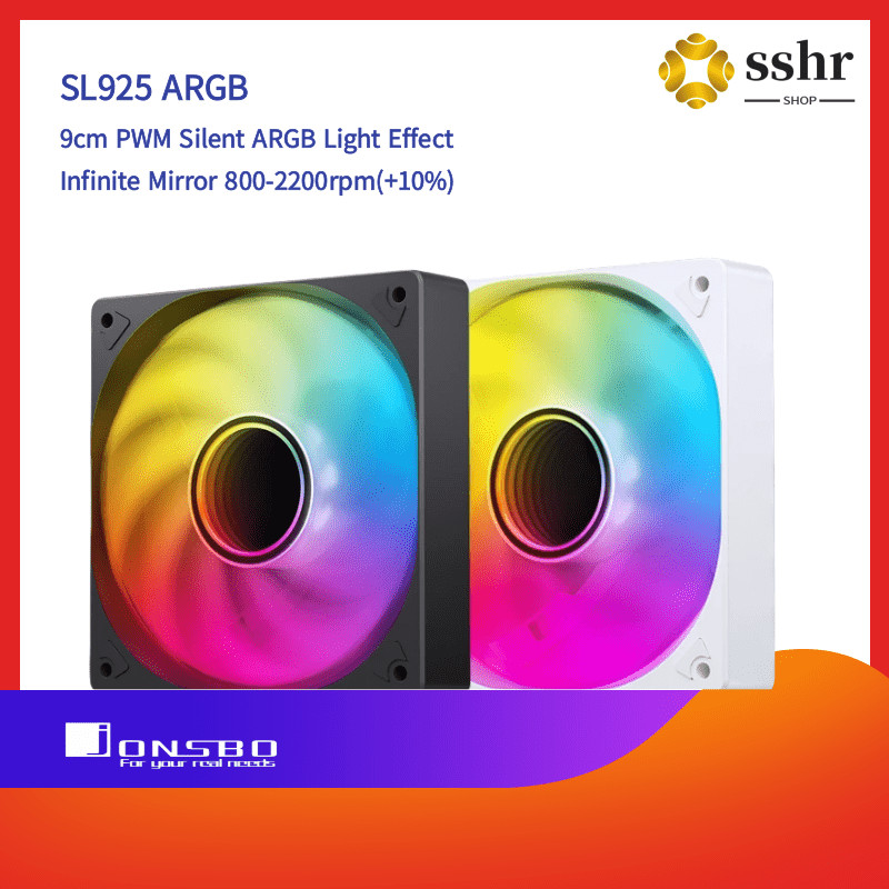 Jonsbo SL-925 ARGB 90mm Case Fan-พัดลมระบายความร้อน CPU PWM 5V 3PIN ...