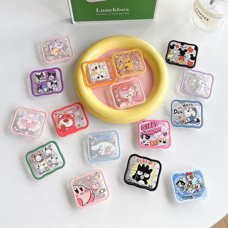 ที่วางโทรศัพท์มือถือแบบพับได้ขาตั้งอะคริลิค SelfAdhesive Finger Grips