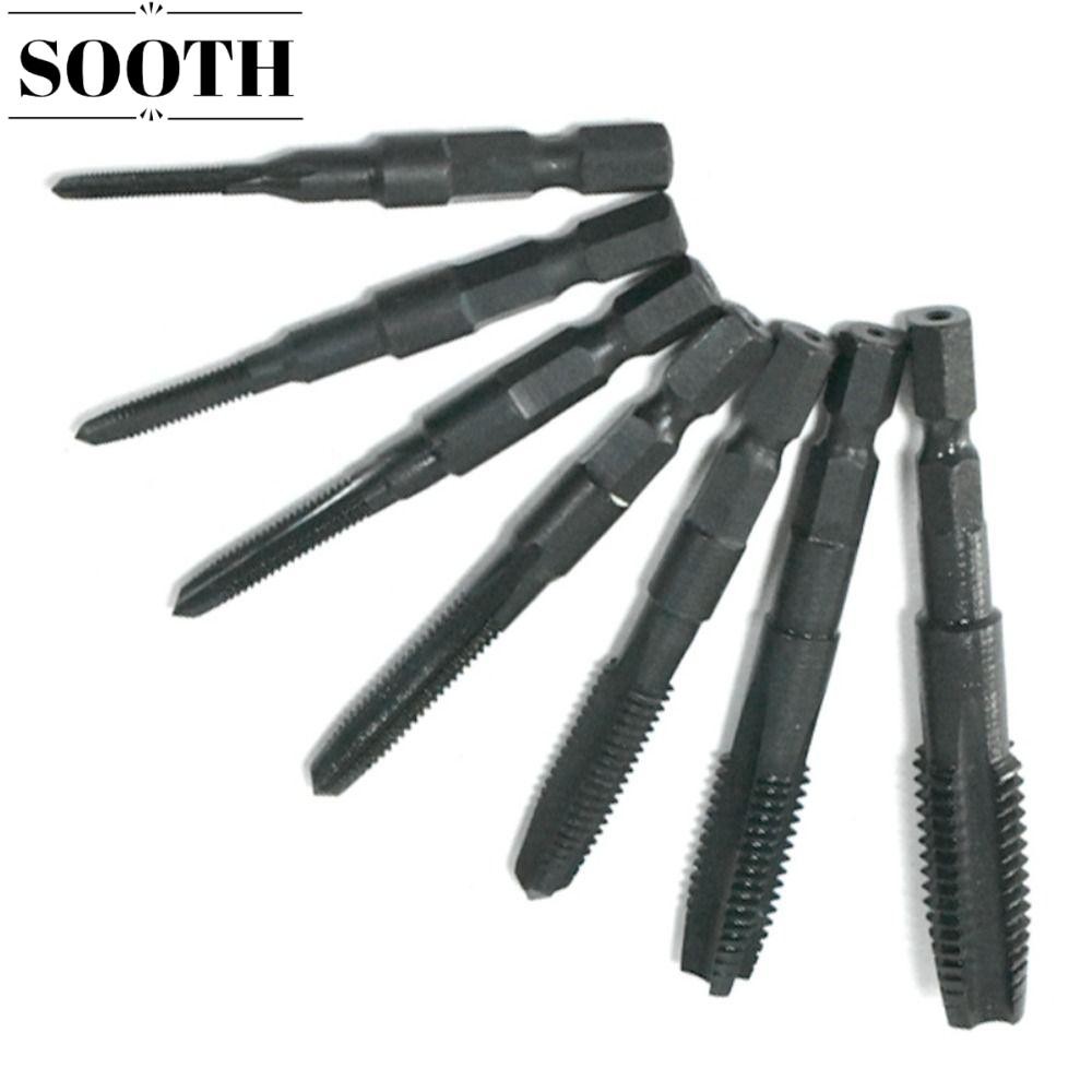 SOOTH สกรูเกลียว Bit, HSS Hex Shank Multi-function Tap เจาะ Bit, แบบ ...