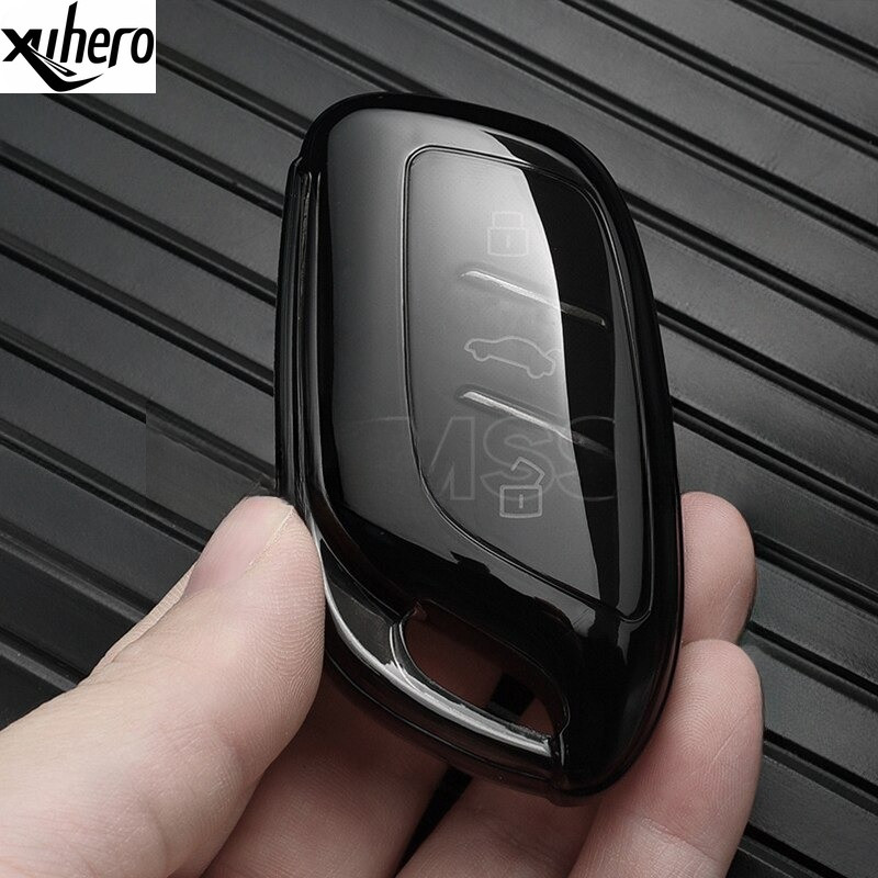 รถ Remote Key Case Shell สําหรับ MG ZS HS 5 6 EZS นุ่มโปร่งใส TPU กุญแจ ...