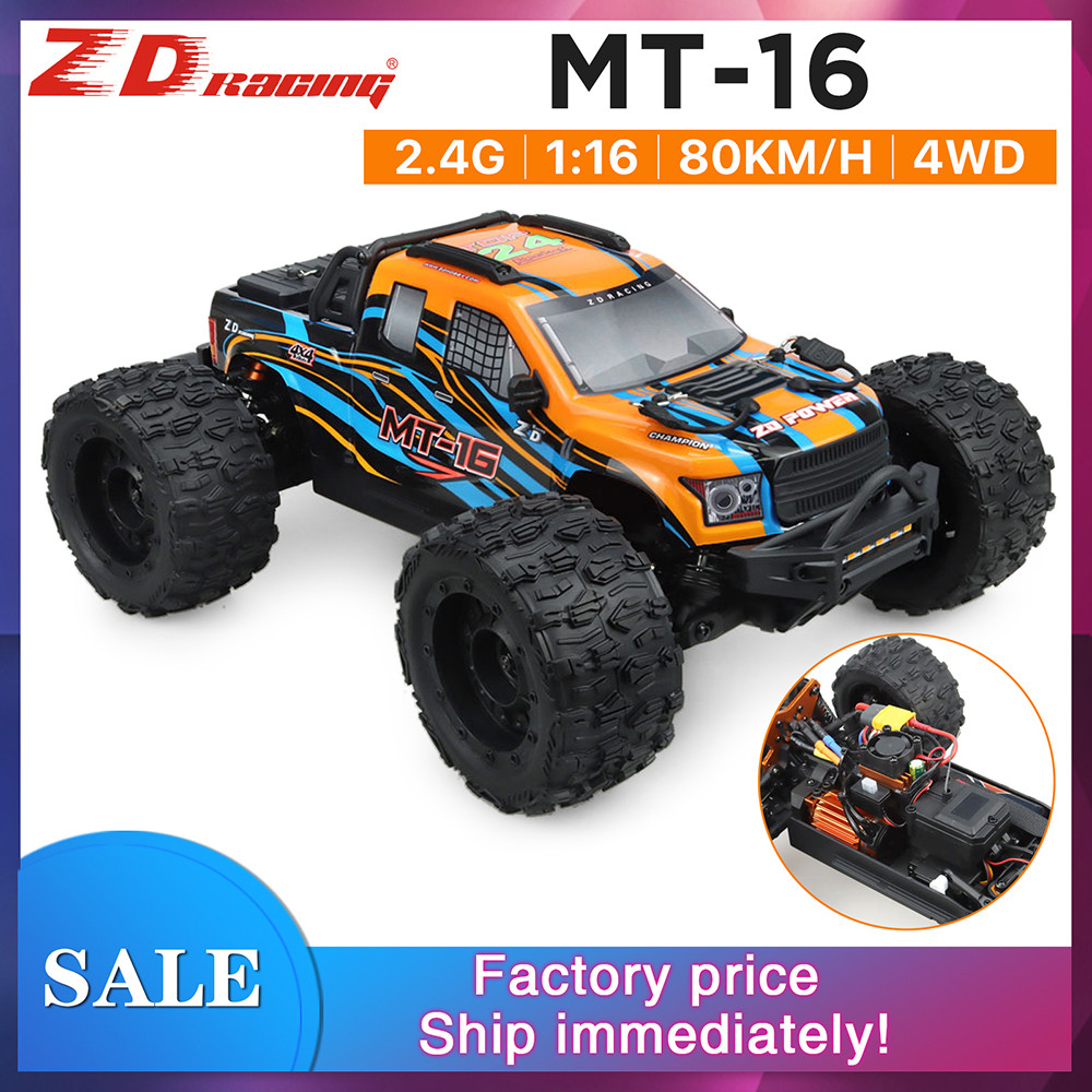 Zd Racing MT-16 RC รถ 1:16 4WD 2.4GHZ 4CH 2845 มอเตอร์ไร้แปรง 80Km/h ...
