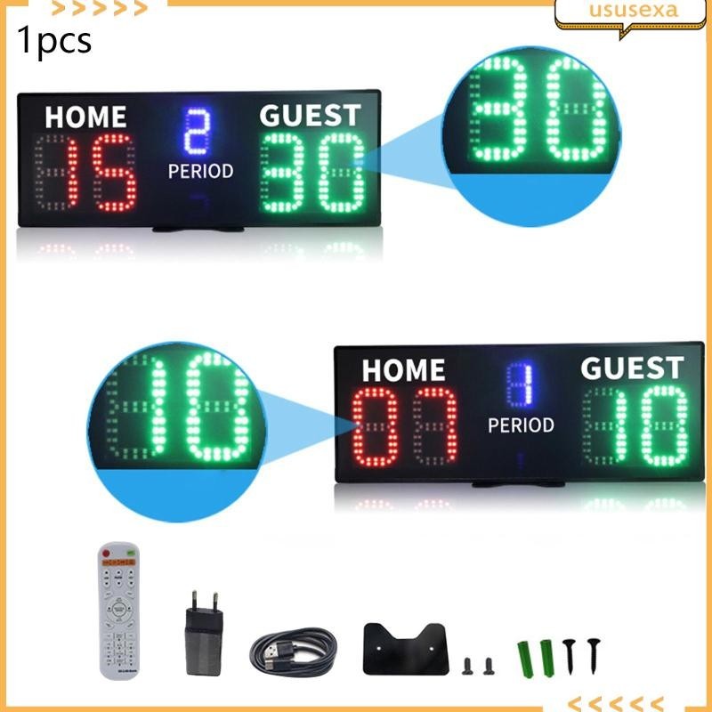 [Ususexa] Digital Scoreboard Portable Electronic Basketball Scoreboard