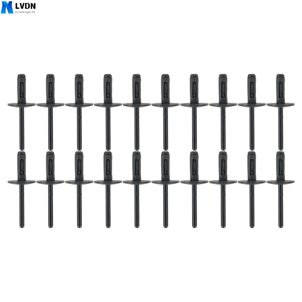 ใหม่ 20x รถ Rivets เหมาะกับกันชนประตู Sill Fender Liner ล้อ Well Rocker ...