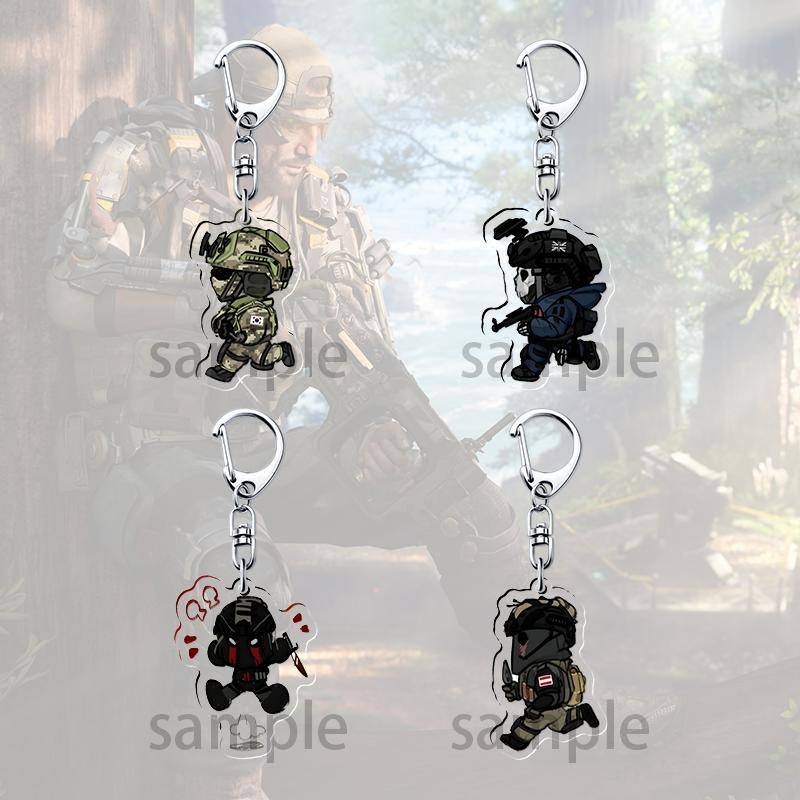 Call of Duty Peripheral อะคริลิค Key Chain กระเป๋านักเรียนกระเป๋าเป้ ...