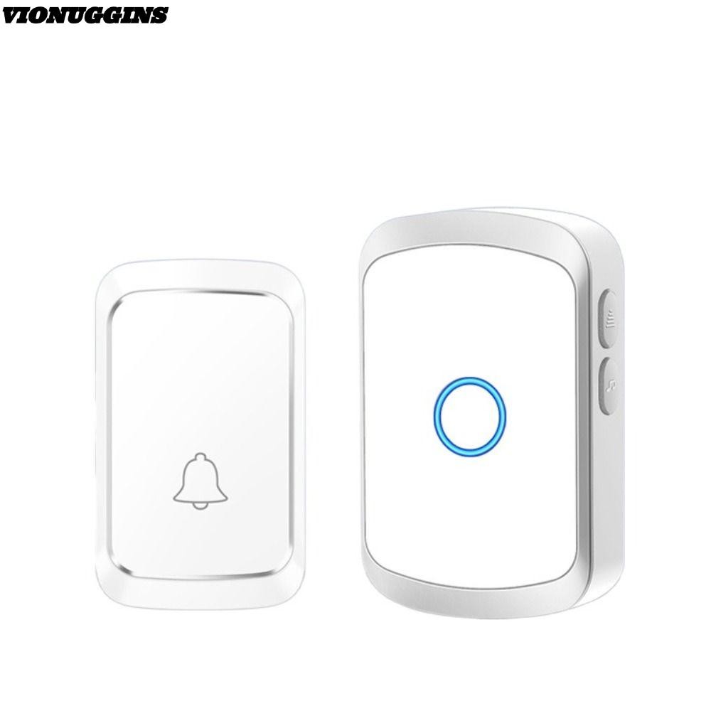 VIONUGGINS ออดไร้สาย, แบตเตอรี่ USB ขับเคลื่อน 60 Chimes Mini ประตู ...