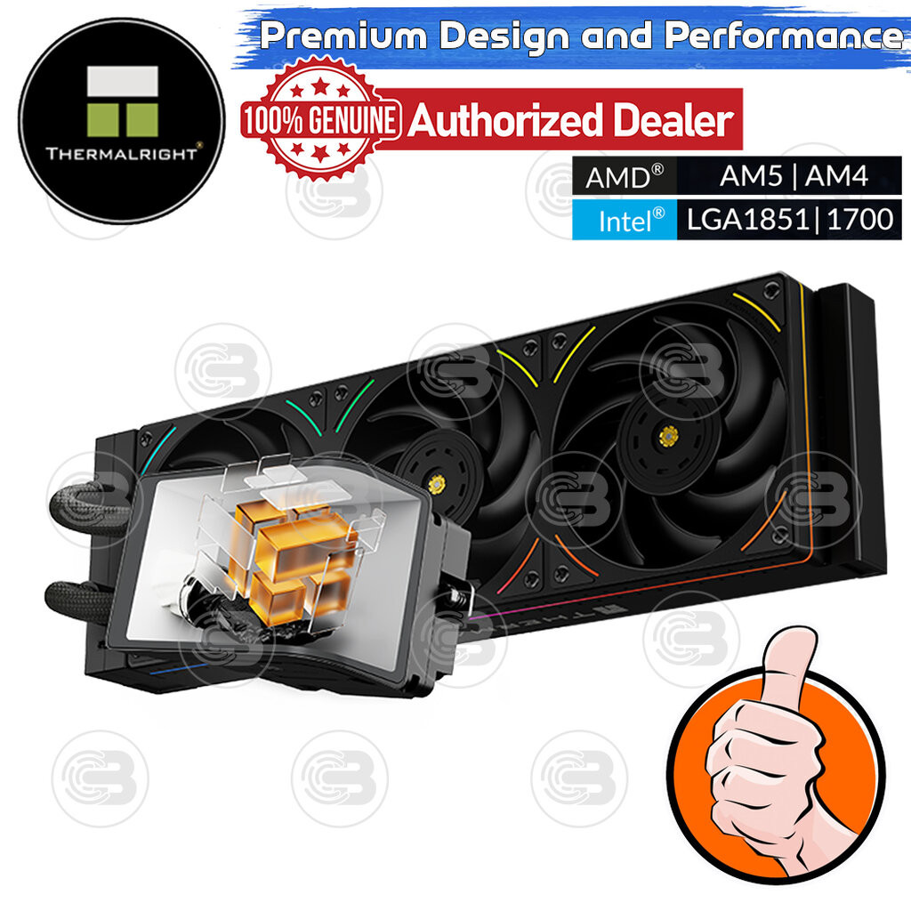 Thermalright Wonder Vision 360 UB ARGB CPU AIO Kühler, 360 mm Kühler, 2K 60 Hz gebogener Bildschirm mit 2400 x 1080 Auflösung, für AM4/AM5, Intel LGA1851/1700, 2,65 Zoll 3D-Bildschirm