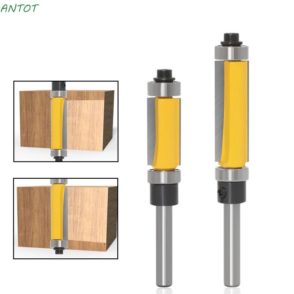 ANTOT Router Bit, 6 มม./6.35 มม.Shank Double Bearing Milling Cutter, ทน ...