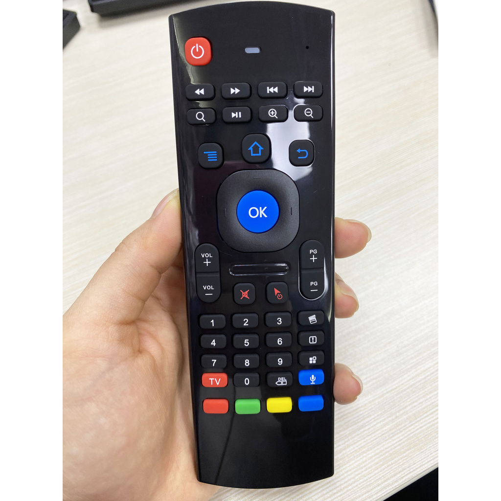 MX3 Voice Air Mouse Mini คีย์บอร์ด 2.4G ไร้สาย Remote Fly Mouse พร้อม ...