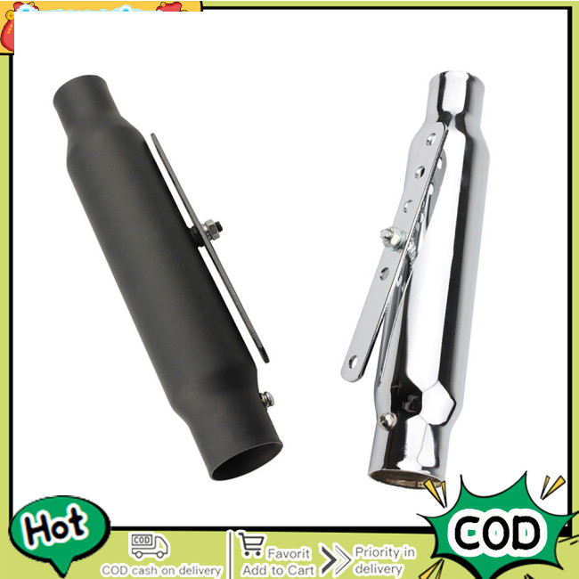 2024 ใหม่! รถจักรยานยนต์ลื่นบนท่อไอเสียท่อไอเสีย Silencer Straight ...